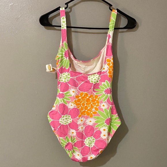 Size 12 LaBlanca one piece bikini bright colors - Picture 2 of 6